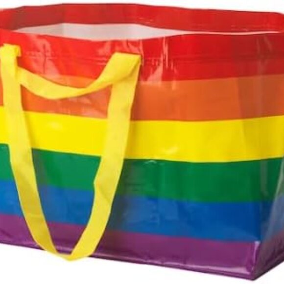 NWT IKEA Rainbow 🌈 tote bag - Picture 1 of 8
